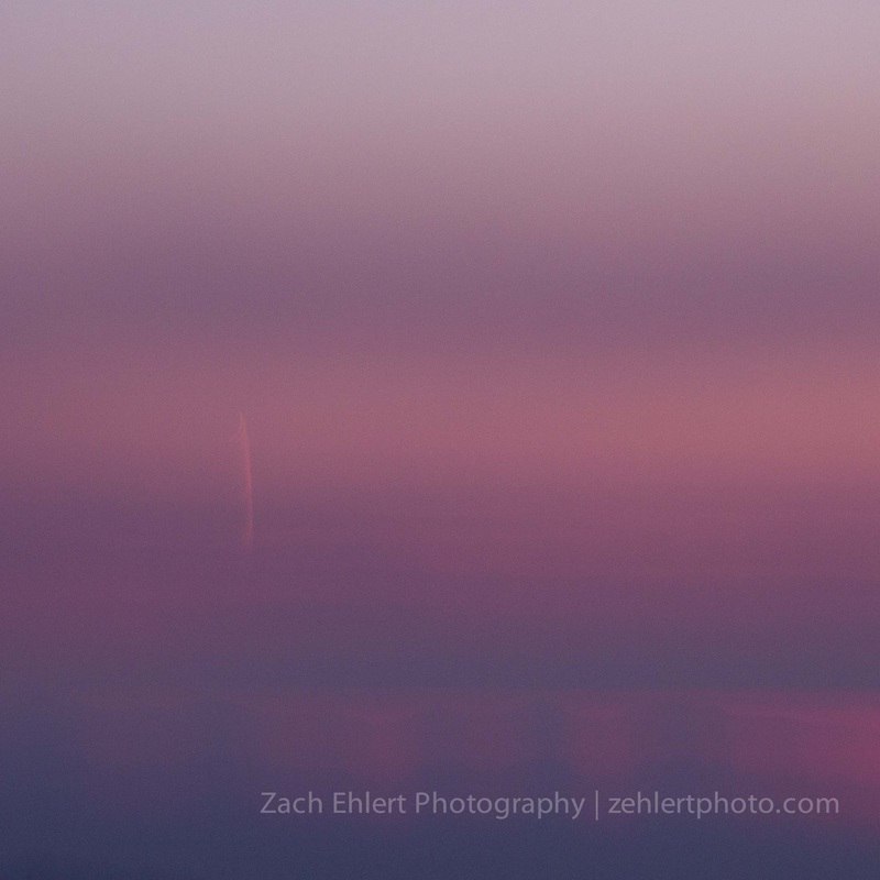 Crescent Moon - Single Exposure Photograph by Zach Ehlert